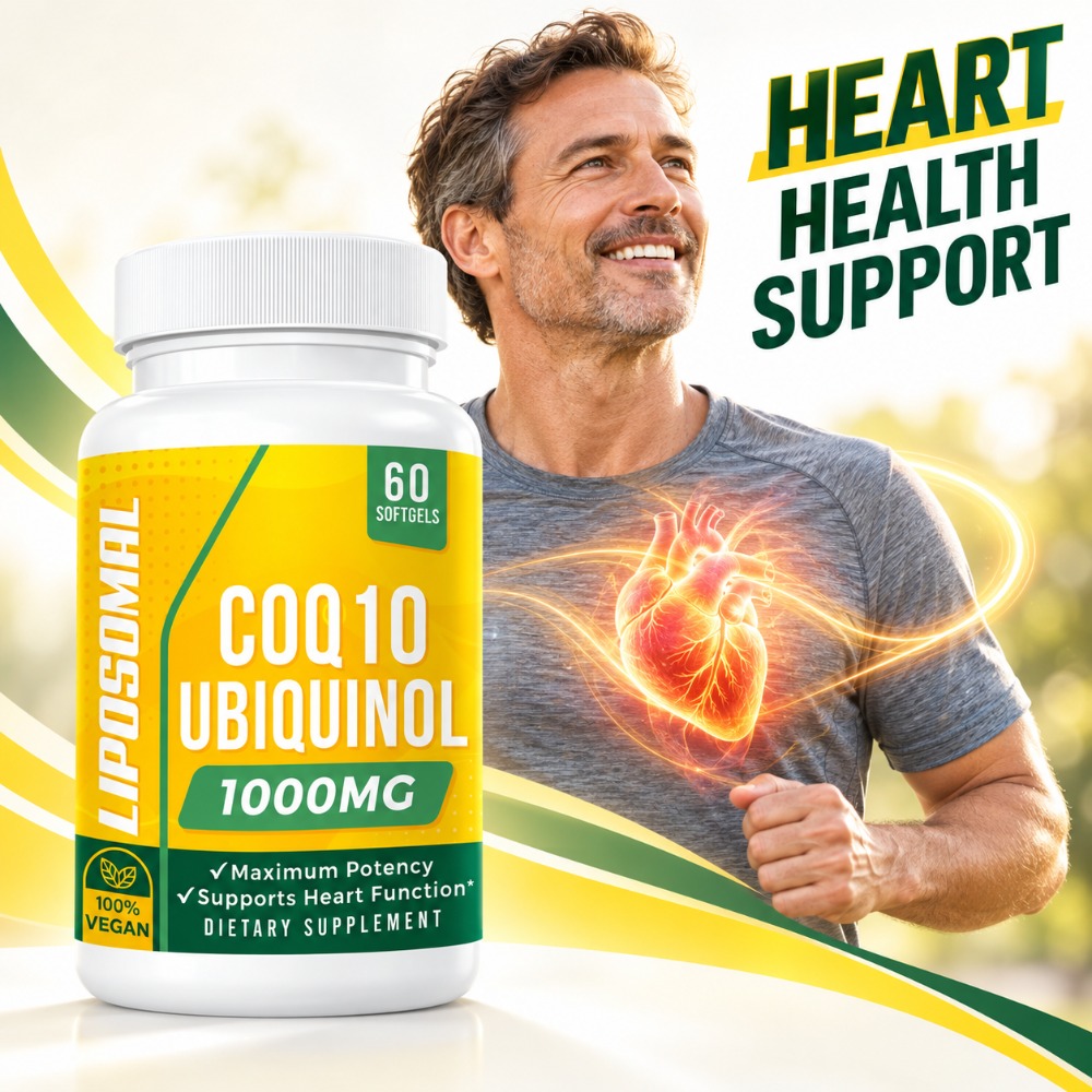 Coq10 Ubiquinol Softgel - โคคิว10 ยูบิควิโนล ซอฟต์เจล บำรุงสุขภาพหัวใจ ช่วยเสริมพลังงานระดับเซลล์ และต้านอนุมูลอิสระ