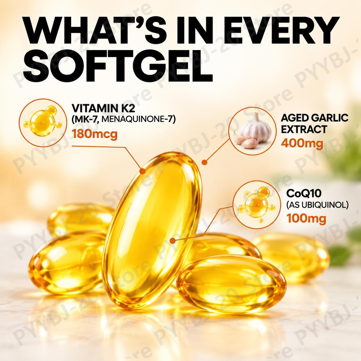 กูเกียร์ ซอฟต์เจลกระเทียมสกัดจ - Coq10 Ubiquinol Softgel บทวิจารณ์และราคา