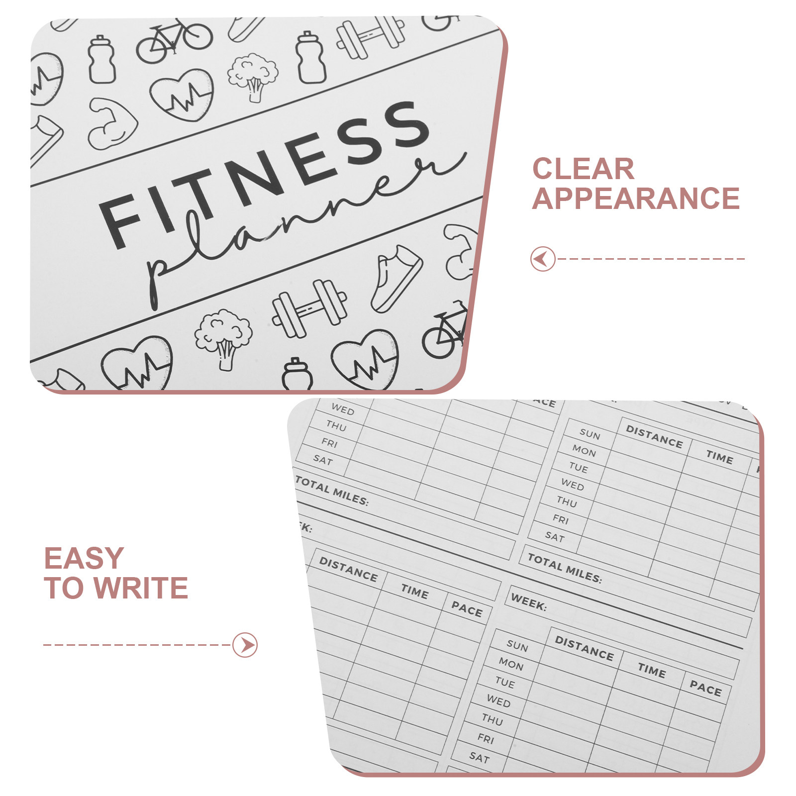 สมุดวางแผนการออกกำลังกาย ขนาด  - Nutrition Of Fitness บทวิจารณ์และราคา