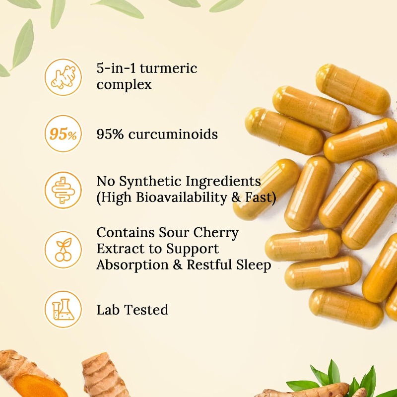เคอร์คูมิน 95% กลูโคซามีน ประก - Turmeric Curcumin Capsule บทวิจารณ์และราคา